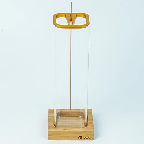 Hanging Incense Holder, Incense Holder for Sticks with Removable Glass Ash Catcher, Anti-Ash Flying Upgrade Design, COIWAI,Perfect for Yoga, Tea Ceremonies, Meditation, Spa and Home Relaxation