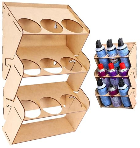 Organisator für Malerhalter – ergonomisches Aufbewahrungssystem für Farben und Pinsel | Perfekt für die Maximierung des künstlerischen Arbeitsplatzes, ideal für Künstler, Schulen und Werkstätten