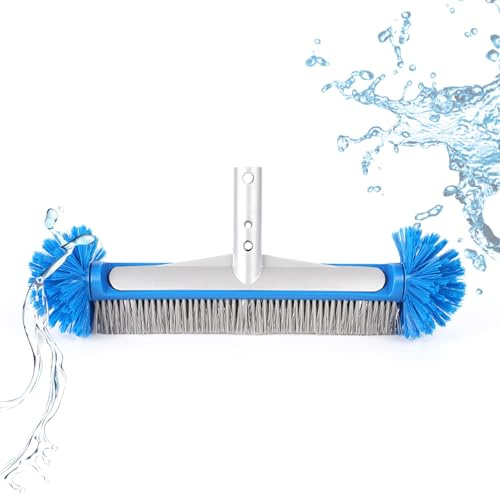 FIFBANG Poolbürste Pool Bürsten, 43cm Schwamm Bürstenaufsatz Bodenbürste aus Kunst，Runde Reinigungsbürste Schwimmbadbürsten für Poolfliesen, Badezimmer