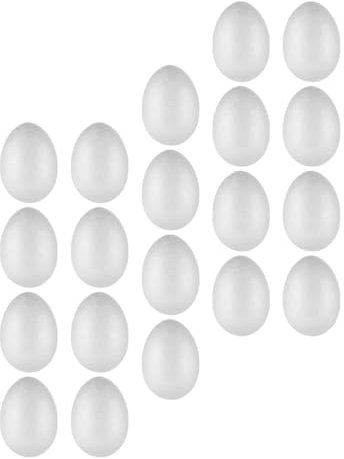 Lurrose Ostern-malset 20-teiliges Dekoratives Eier-Set Aus Schaumstoff Ostereier Basteln Für Die Heimdekoration