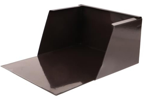 HOMSFOU Aluminio Downspout Splash Block Protector Para Canalones Bajantes Exterior Para Villas y Edificios Fácil Instalación Resistente y Duradero Para Suelos y Fundaciones