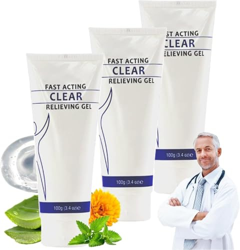Gel refrescante calmante de 100 g con mentol e incienso. Gel analgésico de acción rápida. Loción corporal refrescante y calmante para deportistas. Alivia la tensión muscular.