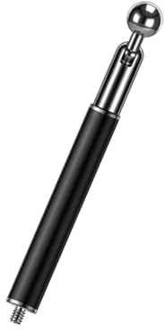 Varilla de montaje de rótula ajustable de 3 tamaños, rosca macho de 1/4 pulgadas, construcción de hierro para cámara, teléfono, trípode, accesorios, barra de soporte para teléfono