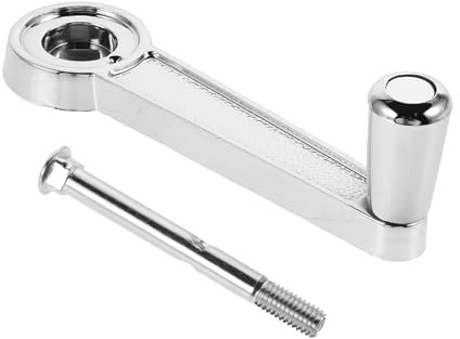 ifundom Manivelle de Parasol de Terrasse 2 Pièces Ø8X83Mm Poignée Rotative Robuste pour Parasol d'Extérieur Pièces Détachées Compatibles Jardin et Piscine