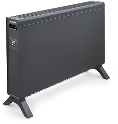 Dimplex HeatLite Smart Convector Heater, 2kW, Timer & Turbo Fan, Black | Smart convector heater. 2kW, Wi-Fi App, LED display, 24hr timer, adjustable thermostat. Black.