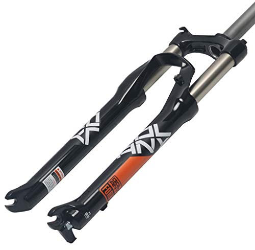 LSRRYD Radsport Gabeln Fahrradgabel 26 27,5 29 Zoll Mechanischer Stoßdämpfer Aus Aluminium Schulterkontrolle Scheibenbremse 100mm Federweg (Color : C, Size : 26inch)