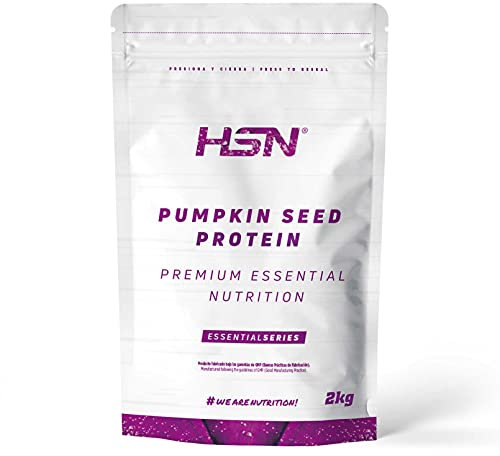 HSN Proteína de Semilla de Calabaza | Neutro 2kg | 100% Proteína Vegana Sin Azúcar Sin Aditivos ni Edulcorante | Todos los Aminoácidos Esenciales | No Incluye Dosificador | No-GMO, Sin Gluten