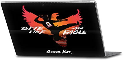 Head Case Designs Officially Licensed Cobra Kai Bite Like An Eagle Logo Iconic Vinyl Sticker Skin Decal Cover Compatible With Microsoft Surface Pro 4/5/6