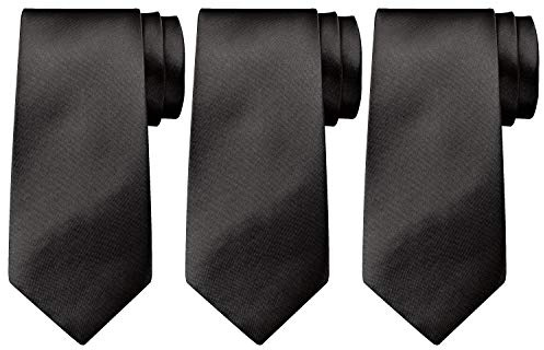 BomGuard Herren Krawatte 8 cm breit,schwarz