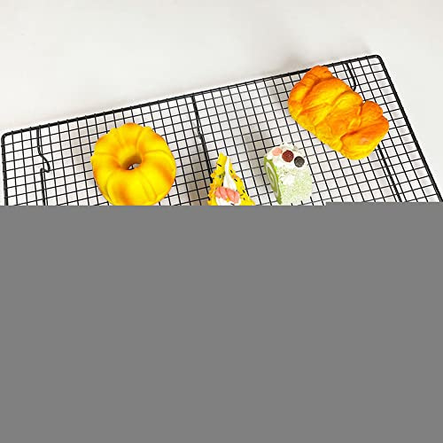 SPORTARC Grille de refroidissement, grille en acier inoxydable, 46 x 26 cm, grille de refroidissement pour gâteaux, biscuits, plats de cuisine, grillades