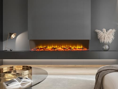 Acantha Aspire Panoramic Media Wall Electric Fire (61/155cm)