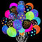Globos de Neón, 50 piezas Globos Fluorescentes, Decoraciones de Fiesta de Neón, Accesorios Neon Fiesta, Globos de Látex para Cumpleaños Bodas Fiesta Temática