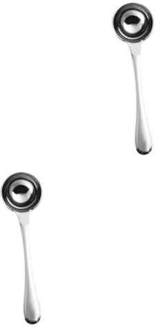 Cabilock Lot De 2 Cuillères À Café De 25 Ml En Acier Inoxydable Pour Lave-vaisselle Argentées