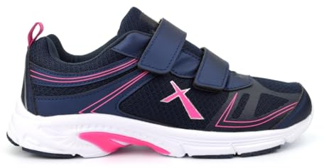 Womens Trainers Memory Foam Trainers Lightweight Trainers Ladies Trainers Casual Trainers Comfort Trainers Comfort Shoes Casual Shoes Touch Fastening Navy Blue