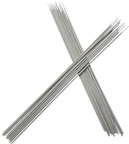 20 pezzi di elettrodi 1,0 mm - 4,0 mm di diametro in acciaio inossidabile per saldatura, barre di elettrodi A102, fili di saldatura per saldatura (1,0 mm)