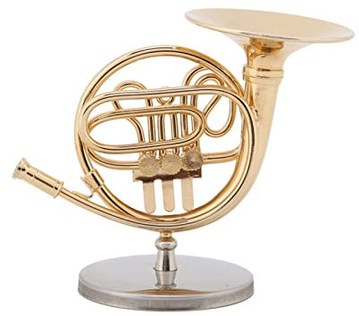 Waldhorn, Posaunenständer mit Ständer, Messing-Waldhorn-Mundstück Zur Dekoration