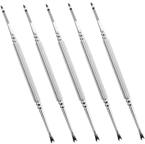 Healeved Herramientas Para Manicura Limpiador De Cutículas Eliminación De Cutículas Acero Inoxidable