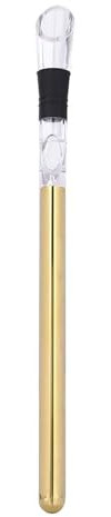 LSDLOUYAQNG Champagne bucket Wine Cooler Ice Bucket Stainless Steel Barware Wine Pourer With Chill Rod Bottle Coolers Chiller Stick Spout Aerator Drinks Cooler(Gold-315mm)