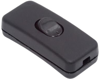 Cablecc Interruptor Universal Breaker 303 Cable de interruptor en línea Interruptor de encendido/apagado DPST Control Rocker para dormitorio Lámpara de mesa Escritorio Tira de luz