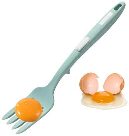 Forchetta da cucina in silicone, utensile da cucina ergonomico, forchetta antiscivolo per uso alimentare, utensile da cucina lavabile in lavastoviglie, grande forchetta multifunzione per pasta