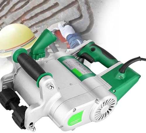 Electric Wall Groove Cutter with Dual Blades, High-Power 1100W for Precise Granite, Marble, and Concrete Cutting