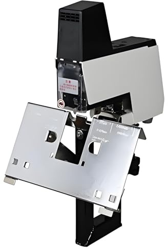 DowPie Elektrischer Sattelhefter, Hochleistungs-Sattelhefter 2-30 Blatt, Mit Fußpedal, Mit 9-stufigem Bindedruckknopf, Für Büro, Schule & Druckerei