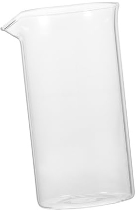 BESPORTBLE Accessoires pour Cafetière à Piston 600 Ml en Verre Résistant à la Chaleur Filtre Réutilisable Couvercle et Bec Verseur pour Préparation Expresso et Infusion Thé