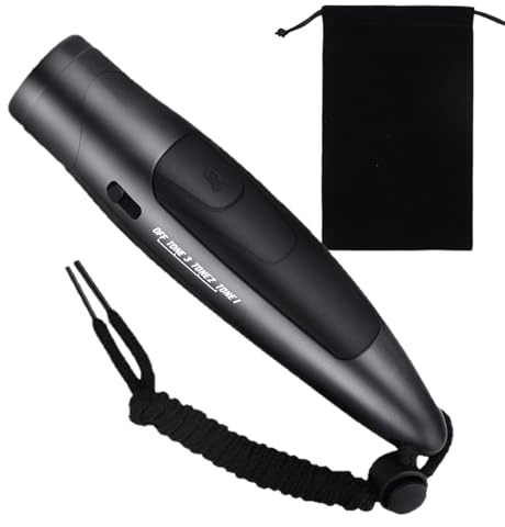 Handpfeife – Verstellbares, lautes Horn mit klarem, knackigem Klang, Metallmulde, Pfeife für Lehrer, Trainer, Schiedsrichter, Outdoor-Sport, Fußball, Wandern, Camping, Haustier-Training, Enthusiasten