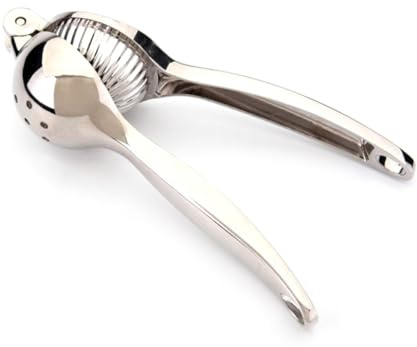 SHINEOFI Presse-citron Manuel Alliage de Zinc S Presse-agrumes Compact et Facile à Nettoyer Presse-citron Individuel pour Citron et Adapté Usage Professionnel et Domestique