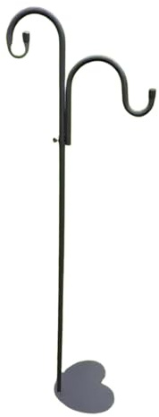 Colcolo Hirtenstab-Ständer, Präsentationsaufhänger, Gartenhaken aus mit Flacher Basis für Kränze, Blumentöpfe, Hochzeitsdekorationen