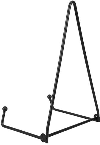 NUSITOU Väggmonterad Metal Tallrikshållare med Minimalistisk Design Multifunktionellt Ställ för Bildramar Keramik och med Rundade Kanter för Skydd och Elegant Display i Hem och