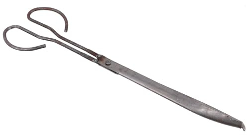 AUTSUPPL Pinza per Acciaio Nero per Granchio e Cobite Impugnatura Confortevole, Utensile di Serraggio Creativo per BBQ e Campeggio