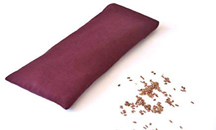 Yoga United Leinsamen-Augenkissen, Aubergine