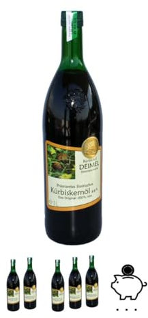 Kürbishof DEIMEL Steiermark/Austria - 1000 ml Original Styrian Pumpkin Seed Oil PGI - Delivered Directly from us as Producer Pumpkin Seed Oil Producer