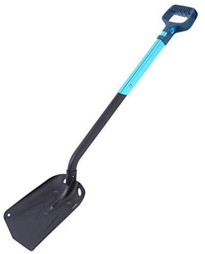 Pala da neve pieghevole, pala per la rimozione di neve e fango Materiale in lega di alluminio di Pala da neve Campeggio selvaggio Guida Escursionismo Pala da neve