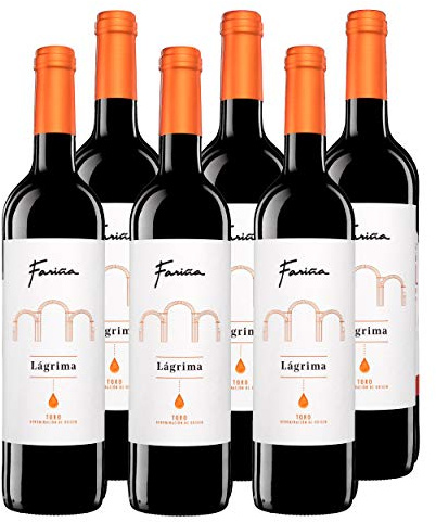 Vino de Toro Fariña Lágrima (6 bot x 75 cl) - vino tinto elaborado con mosto lágrima - La mejor parte de la tinta de Toro y madurado 4 meses en barricas