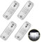 PROZOR Feu Latéral Remorque, 4 pcs Feux de Gabarit pour Remorque 12V E-Mark IP67 Étanche Feux de Position Remorque LED Blanc Universel pour 12/24V Voitures Camionnettes Camions