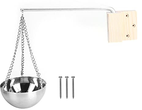 TOPINCN Saunaschale, Edelstahl Sauna Aromaschale, Hängender Ofen, Heizung, ätherisches Öl, Innensauna, Spa Zubehör