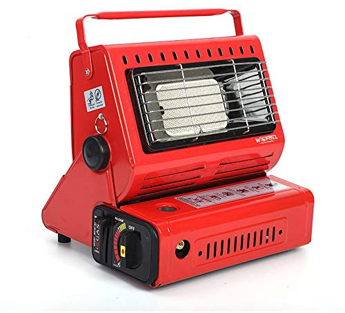 XFAK Mobile Compact Gas Heaters Small Portable Heater Propane Heating Stove Outdoor Camping Butane Gas Heater And Stove 2 In 1 High Power For Warming