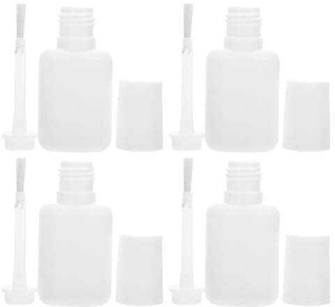 FRCOLOR 22 Botellas De Esmalte De Uñas Vacías Con Cepillo Envase Esmalte Uñas Vacío Para Reenvasar Mezclar Colores Y Guardar Líquidos De Manicura 2.55X1.18X0.70 Pulgadas