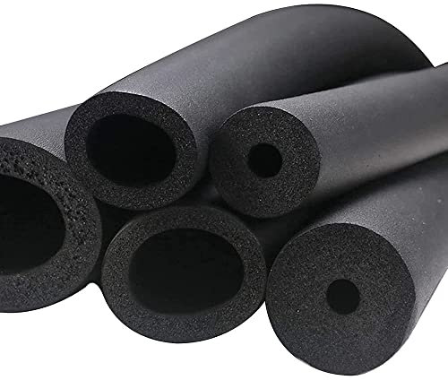 Rohrisolierungsschaum, Rohrisolierungsschaum Schaumstoff-Rohrisolierung, 6 mm, 10 mm, 13 mm, 16 mm, 19 mm, 25 mm, 32 mm, 48 mm ID, Klimaanlage, Wärmedämmrohr, 9 mm dicker Schaumstoffschlauch, 6 Fuß Lä