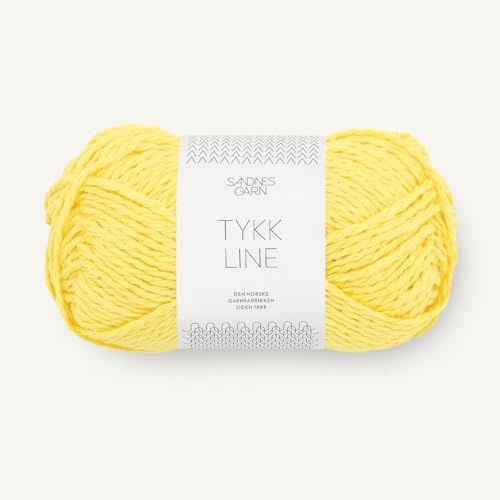 SANDNES GARN Tykk Line - Farbe: Lemon (9004) - 50 g/ca. 60 m Wolle