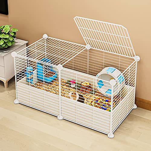 Kleintierkäfige, Meerschweinchenkäfig, Kaninchenkäfig, Rattenkäfig, kleiner Katzenkäfig, Welpenhundelaufstall, Haustierzaun für Welpen, Kaninchen, Kätzchen, Hamster, Meerschweinchen, Schildkröte, Igel