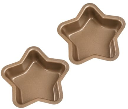 ABOOFAN 2stücke Teiliges Aus Karbonstahl Antihaft-kuchenformen Sternform Wiederverwendbare Backformen Für Kuchen Für Backen Zu Hause Bäckereien Und Restaurants