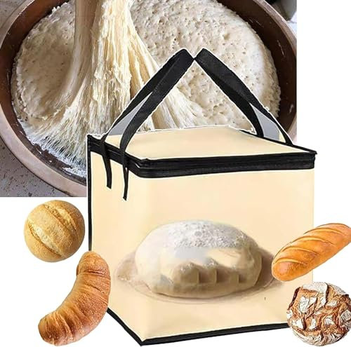 Teiggärter mit Heizung, Sauerteig-Brotherstellungswerkzeug-Set + wiederverwendbar + niedrige Temperatur Heizung – Sauerteig-Starterglas