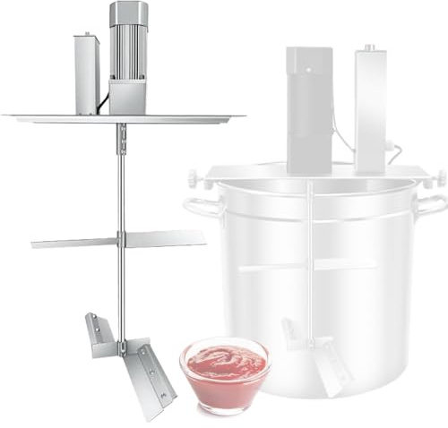 Mélangeur automatique pour casseroles et poêles - Agitateur automatique à vitesse réglable pour casseroles et poêles chaudes - Outil alimentaire facile à utiliser (casserole non incluse),40L