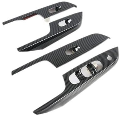 Marco Caja Cambios Automóvil Embellecedor De Panel De Interruptores De Elevación De Ventana para Nissan para Navara para NP300 2016-2021 Adhesivo Accesorios