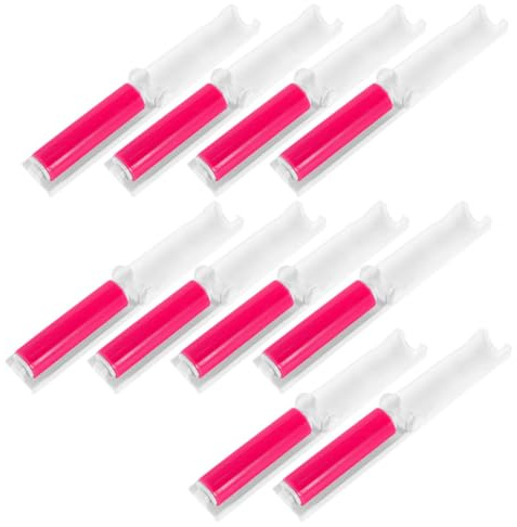 Luxshiny Rullo Levapelucchi Portatile Adesivo Mini, Set da 20 Pezzi, Compatto e Leggero per Vestiti, Mobili e Auto, per Viaggi e Rimozione Peli di Animali Domestici