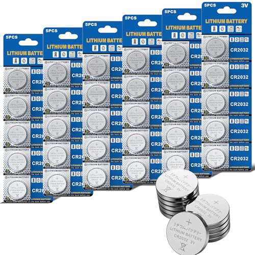 CR 2032 30er Votivkerzen,CR2032 Batterien 3V Lithium-Knopfzelle,Teelichter, Video, Computer, Rechner, IC-Karten