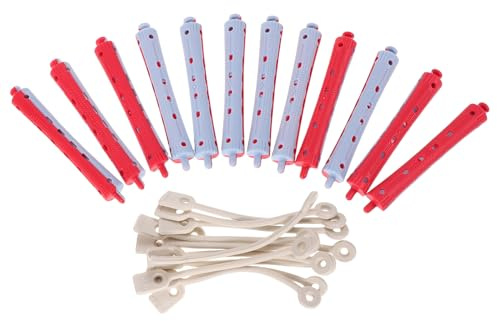 WESIEVYA 12pcs Cold Wave Perm Rods Hair Curlers for Women Men Plastic Hair Styling Tool for Natural Salon and Home Use Versatile Curling Rollers for Stable Curls